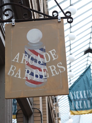 Arcade Barber's Sign'.