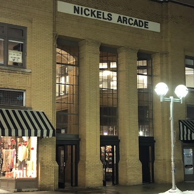 Nickels Arcade Maynard Street Entrance